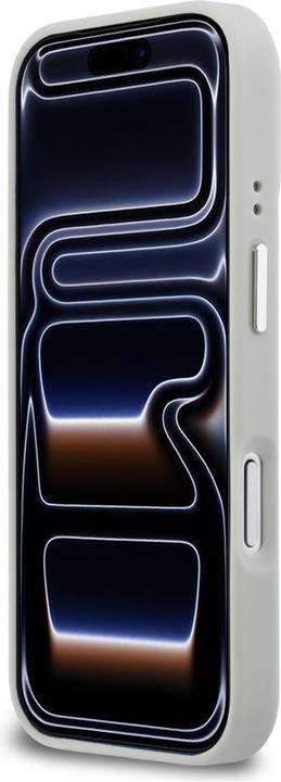 Produktbild Karl Lagerfeld Etui Croco KL Script Logo MagSafe do iPhone 17 Pro srebrny (Apple iPhone 17 Pro)