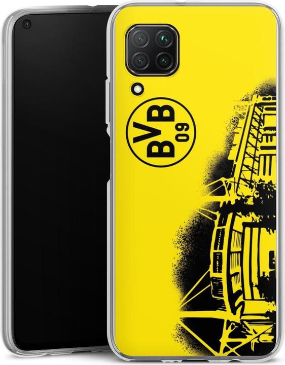 Produktbild DeinDesign Silikon Hülle für Huawei P40 Lite Handyhülle Case Smartphone Schutzhülle BVB Borussia Dortmund (Huawei P40 Lite)