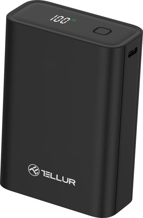 Image du produit Tellur PD702 Compact Pro 20000mAh power bank QC3.0 22.5W + PD20W, LCD display, black (22.50 W, 77 Wh)