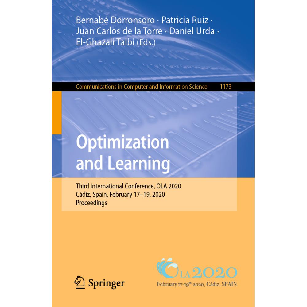Optimization and Learning, Fachbücher von El-Ghazali Talbi, Patricia Ruiz, Bernabé Dorronsoro, Daniel Urda, Juan Carlos ...