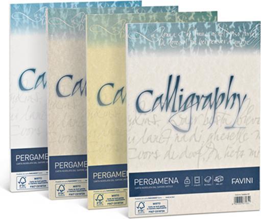 Actual product image Favini Parchment Calligraphy inkjet paper A4 (210x297 mm) 50 sheets Gold (190 g/m²)