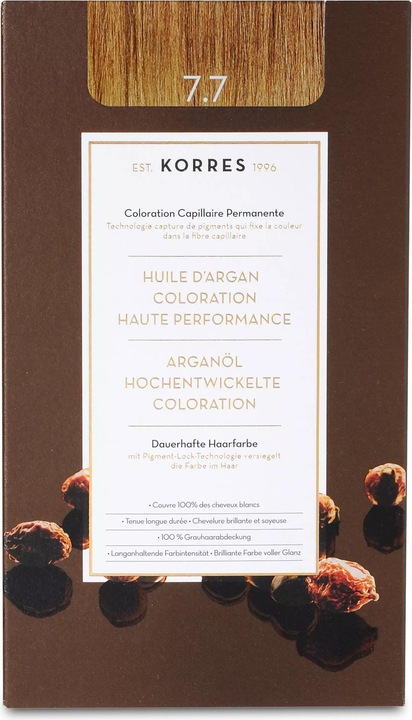 Korres Argan Oil Hair Color (Nr. 7.7 - Mocha)