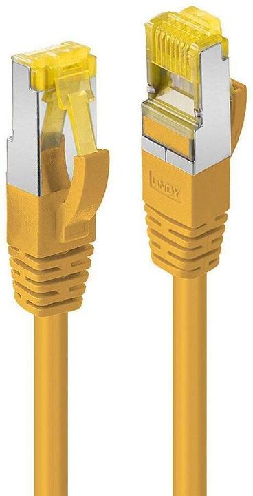 Productafbeelding Lindy 0,3m RJ45 S/FTP LSZH netwerkkabel, gele Cat.6A stekker, Cat.7 ruwe kabel (S/FTP, CAT6a, 0.30 m)