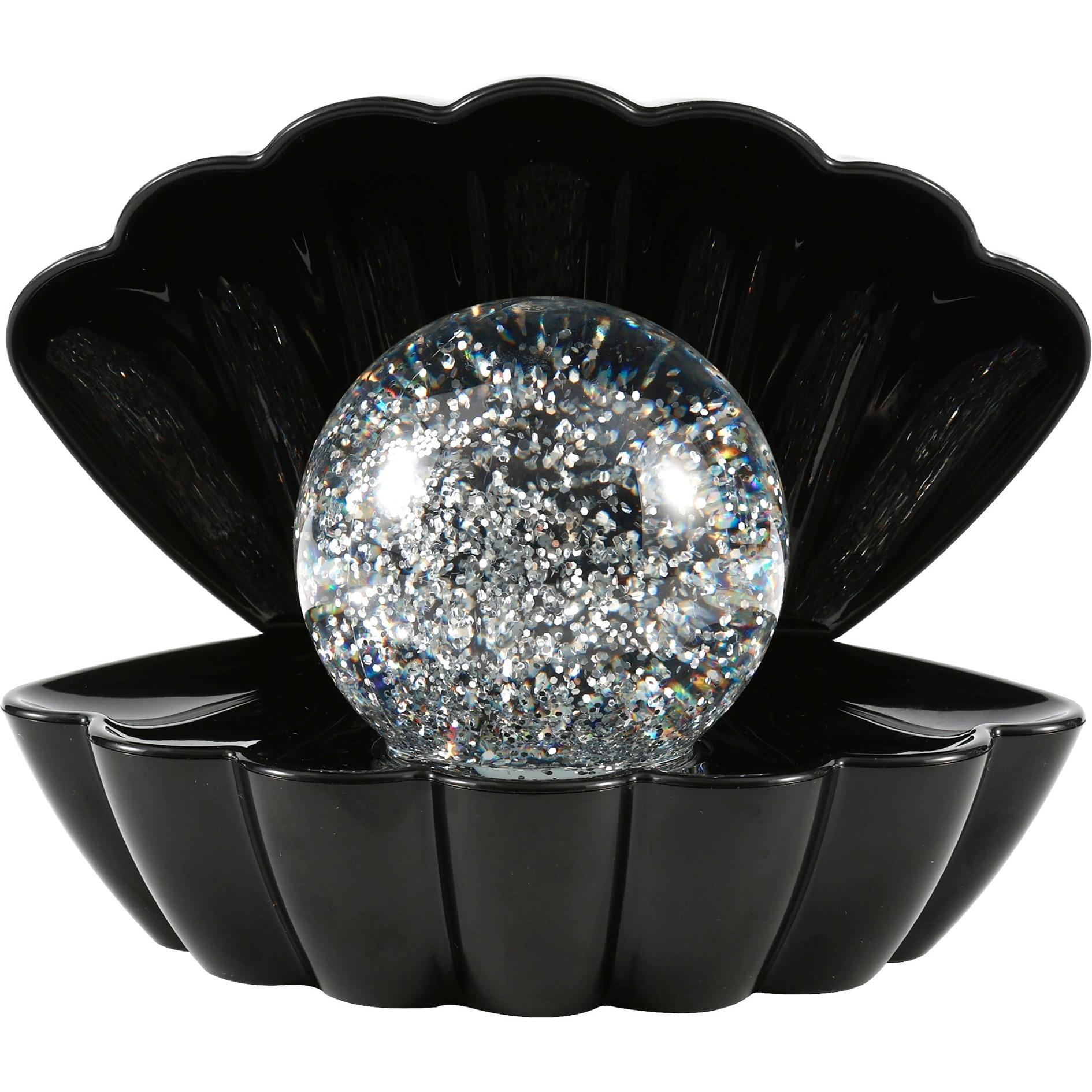 Total Juggling, Lampada da tavolo, iTotal - Shell Lamp - Black - 17.6 × 12.6 × 14.6 cm