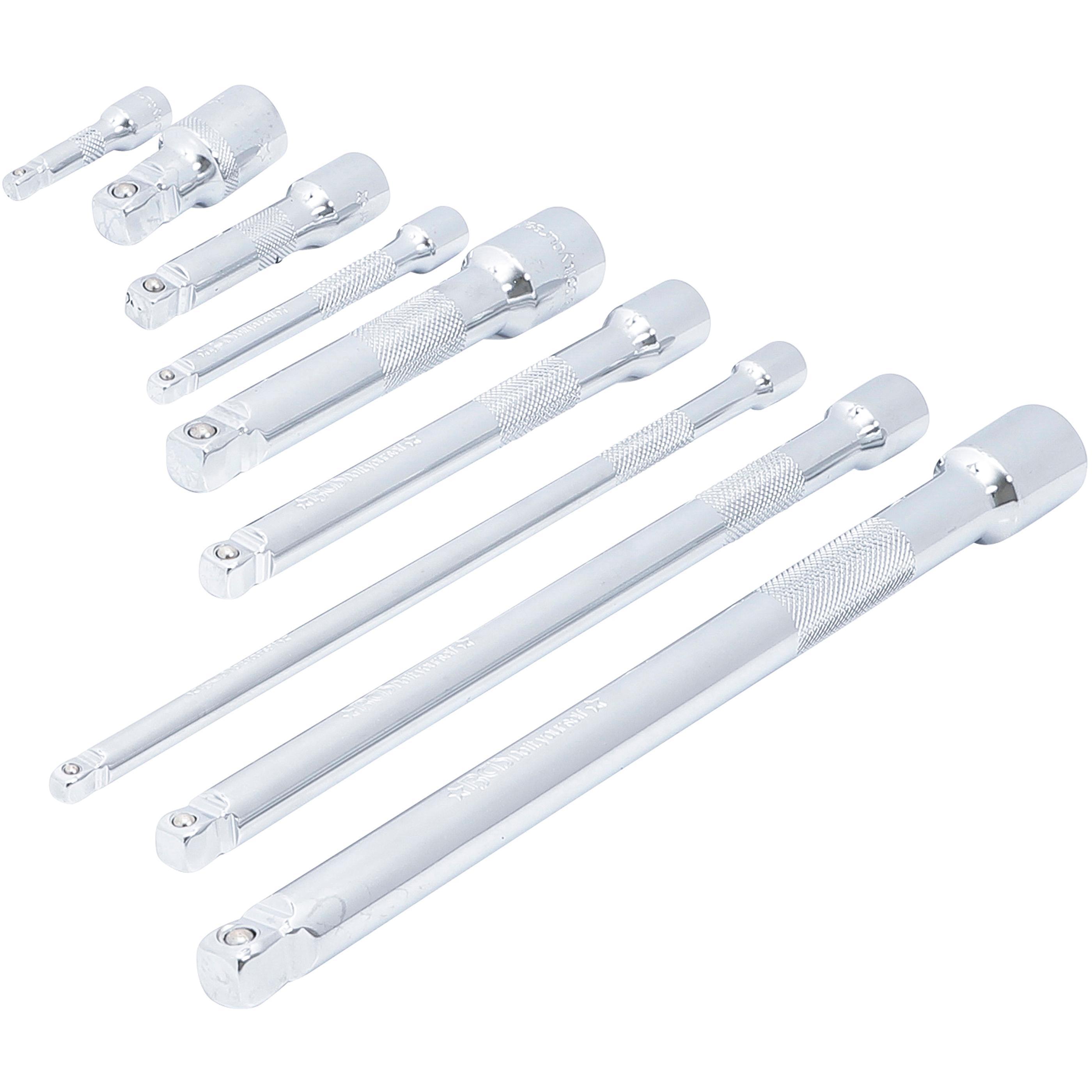 BGS Kippverlängerungs-Satz 6,3 mm (1/4") / 10 mm (3/8") / 12,5 mm (1/2") 9-tlg. (6113)