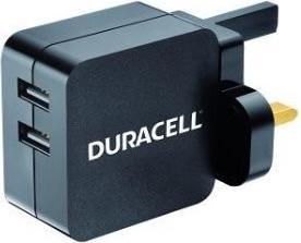 Immagine prodotto Duracell Caricabatterie USB per telefono/tablet 2x2,4A (2 porte)