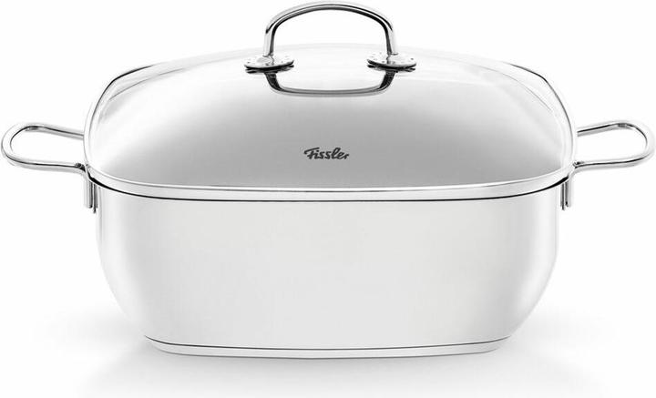 Produktbild Fissler Secural® Bräter 28cm eckig mit Glas (21.50 cm, Bräter + Schmortopf, Edelstahl)