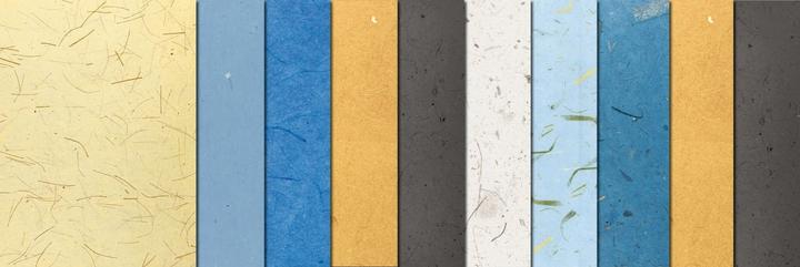 Produktbild Ursus Bastelpapier Natural Papers 10 Stück, Elements (60 g/m², 10x)