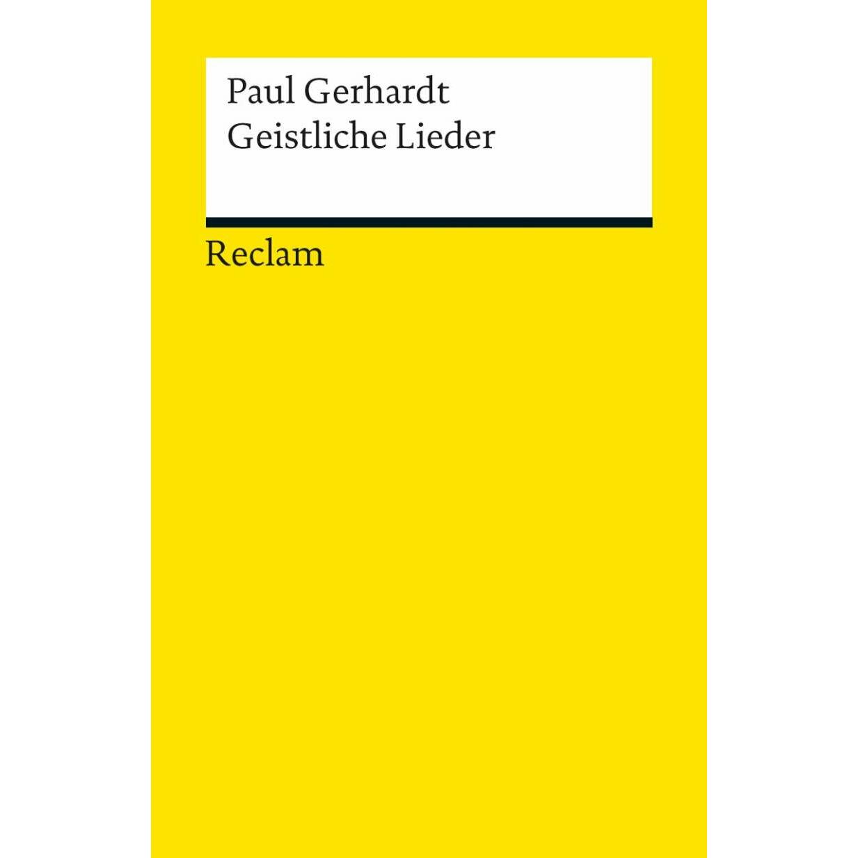 Geistliche Lieder, Fachbücher von Paul Gerhardt