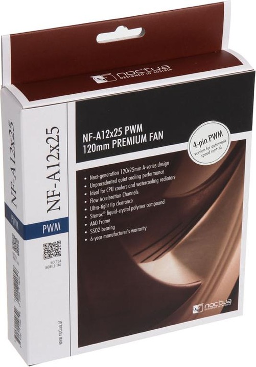 Produktbild Noctua NF-A12x25 PWM (120 mm, 1 x)