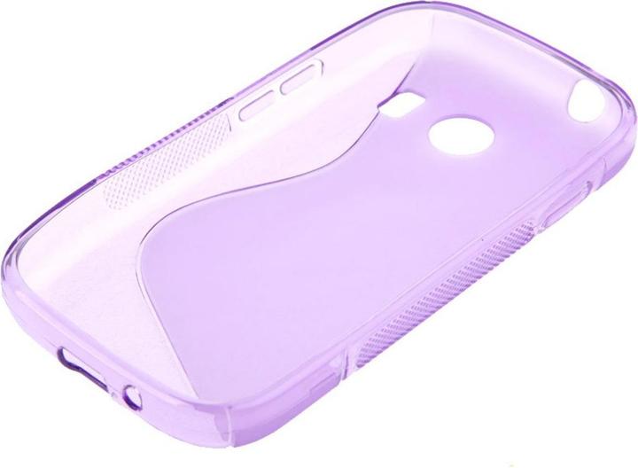 Actual product image König Design Mobile Cover Protective Case for Samsung Galaxy Ace Style (G357) S Curve Purple / Violet (Samsung Galaxy Ace Style)