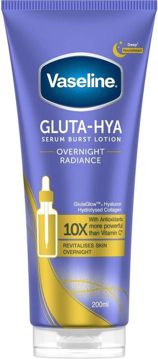 Vaseline Sérum Corporel Éclat Nuit Gluta-Hya (Lotion pour le corps, 200 ml)