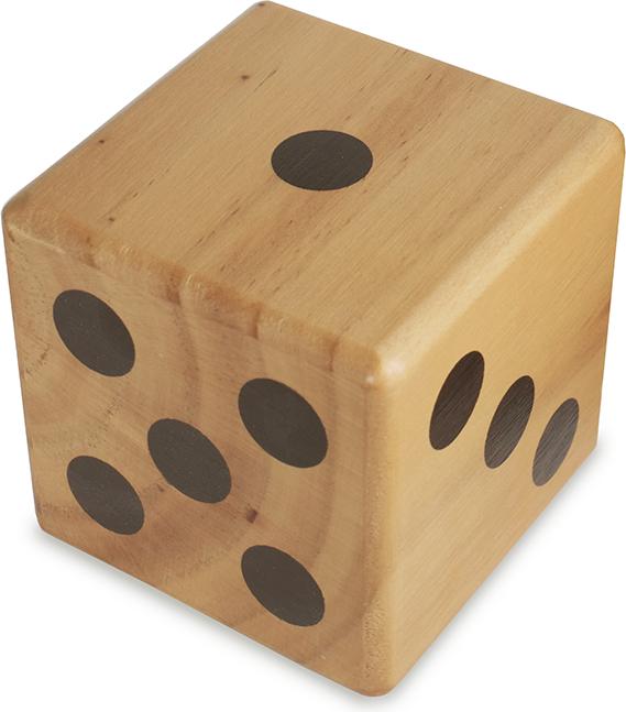 Image du produit Casinoshop Cube jumbo en bois (1 cube)