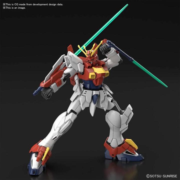 Actual product image Bandai 1/144 HG BLAZING GUNDAM