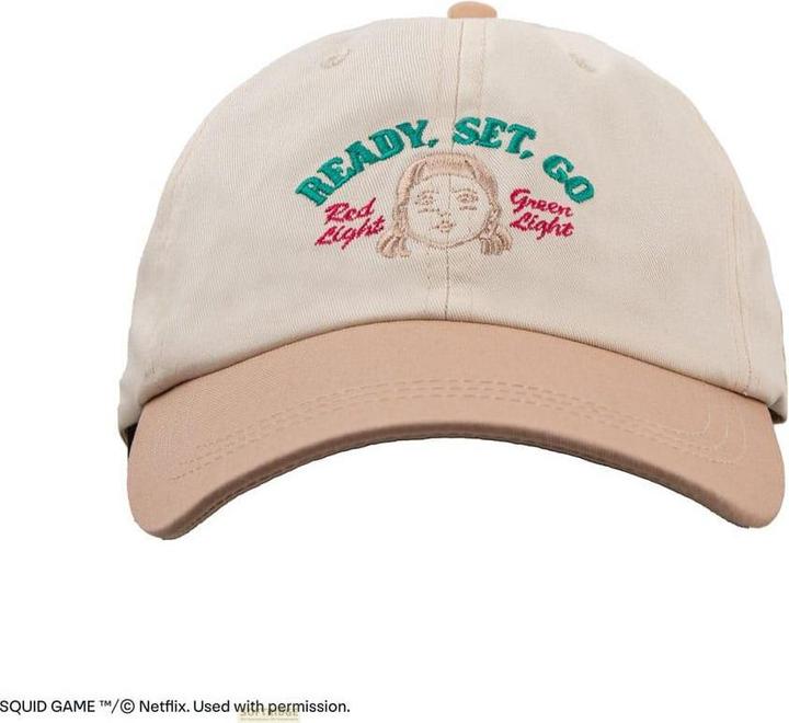 Actual product image Cinereplicas Squid Game Baseball Cap Red light, green light