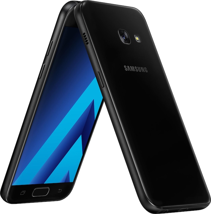 Actual product image Samsung Galaxy A3 (2017) (16 GB, Black-Sky, 4.70", Single SIM, 13 Mpx, 4G)