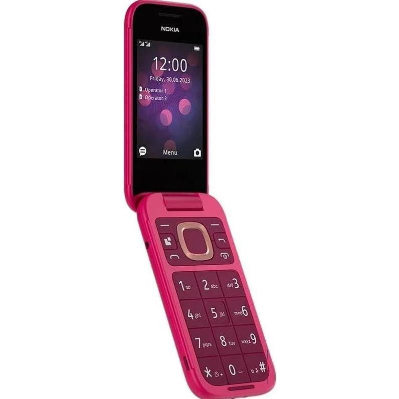 Nokia 2660 Flip (2.80", 0.30 Mpx, 3G), Tastenhandy, Pink