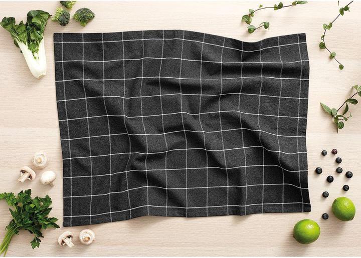 Produktbild Ladelle 2er-Set recycelte Küchentücher Eco Check (70 x 45 cm)