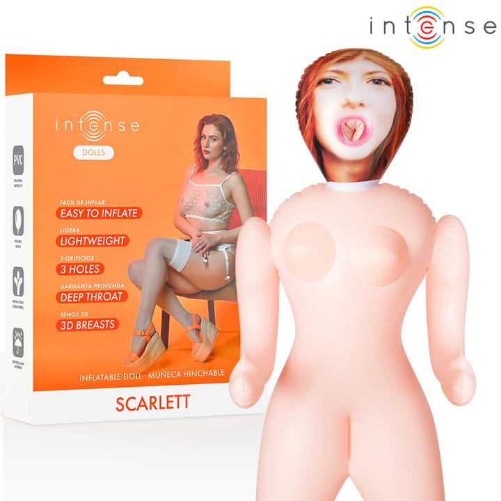 Intense Dolls - Aufblasbare Puppe Scarlett Mit Drei ã–Ffnungen