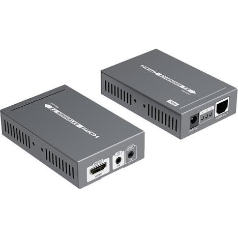 Deltaco HDMI adapteris, PoE, HDBase T, juodas / LKV375N / HDMI-273, Data + Video Adapter