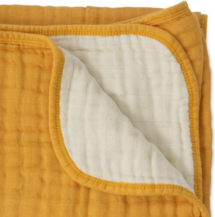 Immagine prodotto little unicorn Trapunta in mussola di cotone - Senape (120 x 120 cm)