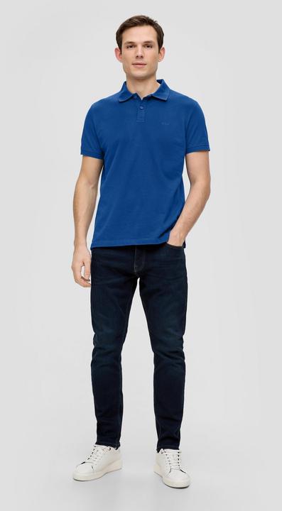 Produktbild S.Oliver Polo-Shirt Poloshirt aus Baumwollpiqué (S)