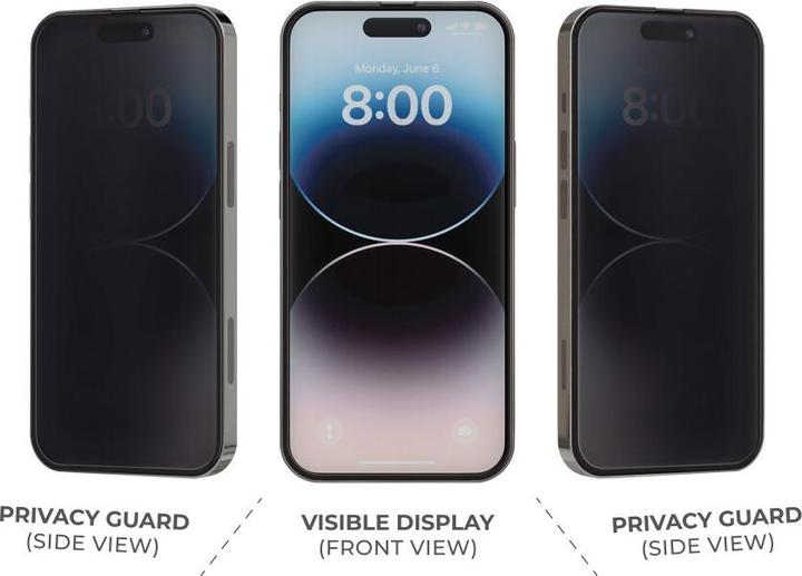 Produktbild prio 3D Anti-Spy Panzerglas (1 Stück, Samsung Galaxy S24 Ultra)