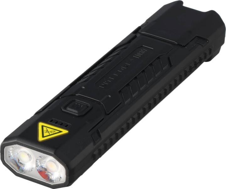 Nitecore EDC07 – 1500 Lumen LED Taschenlampe mit MCT-Technologie, Schwarz (12 cm, 1500 lm)