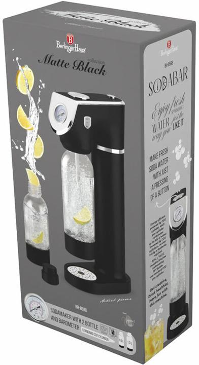 Actual product image BerlingerHaus Haus Wassersprudler Matte Black Collection