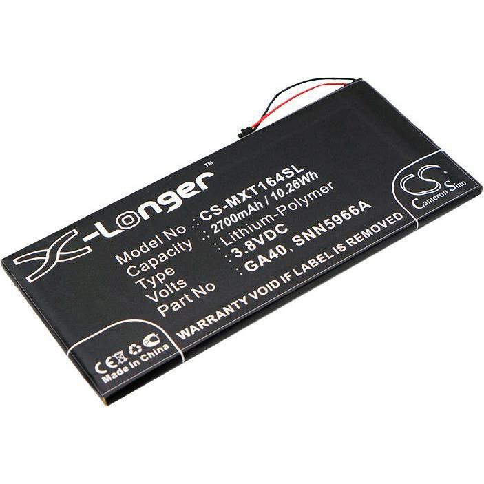 CoreParts Battery for Motorola Mobile (Akku), Mobilgerät Ersatzteile, Schwarz