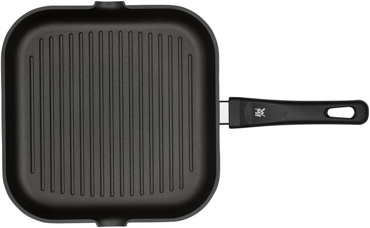 Productafbeelding WMF Grillpan vierkante steakpan 27cm aluminium gecoat PFOA-vrij (27.27 cm, Grillpan, Aluminium)