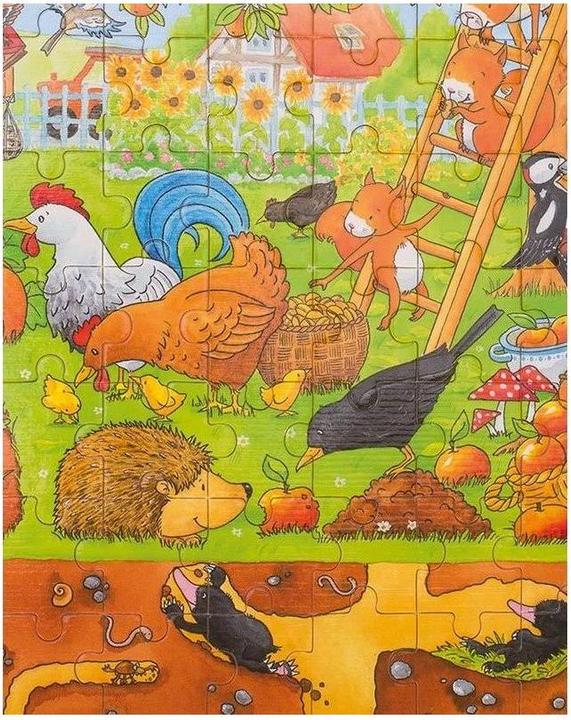 Productafbeelding Goki Houten puzzel - Leven in de tuin (96 onderdelen)