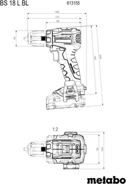 Produktbild Metabo BS 18 L BL