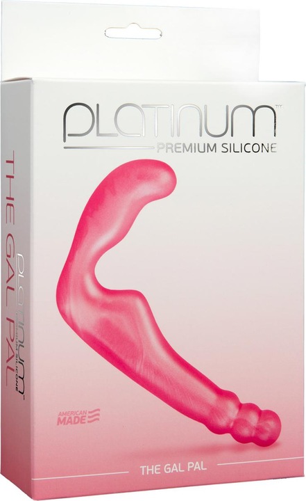 Actual product image Doc Johnson Platinum Premium Silicone - The Gal Pal