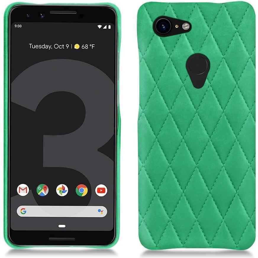 Noreve Lederschutzhülle (Google Pixel 3 XL), Smartphone Hülle, Grün