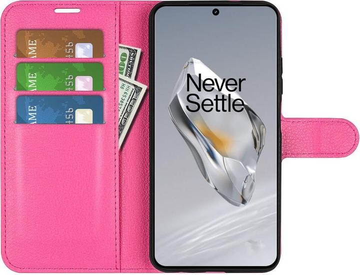 Actual product image Cover-Discount OnePlus 12 - Leather case cover pink (OnePlus 12)
