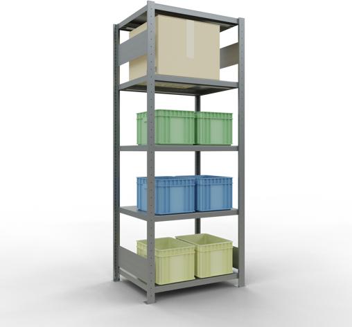 Actual product image Schulte Lagertechnik MULTIplus250 basic racking system with length ledgers