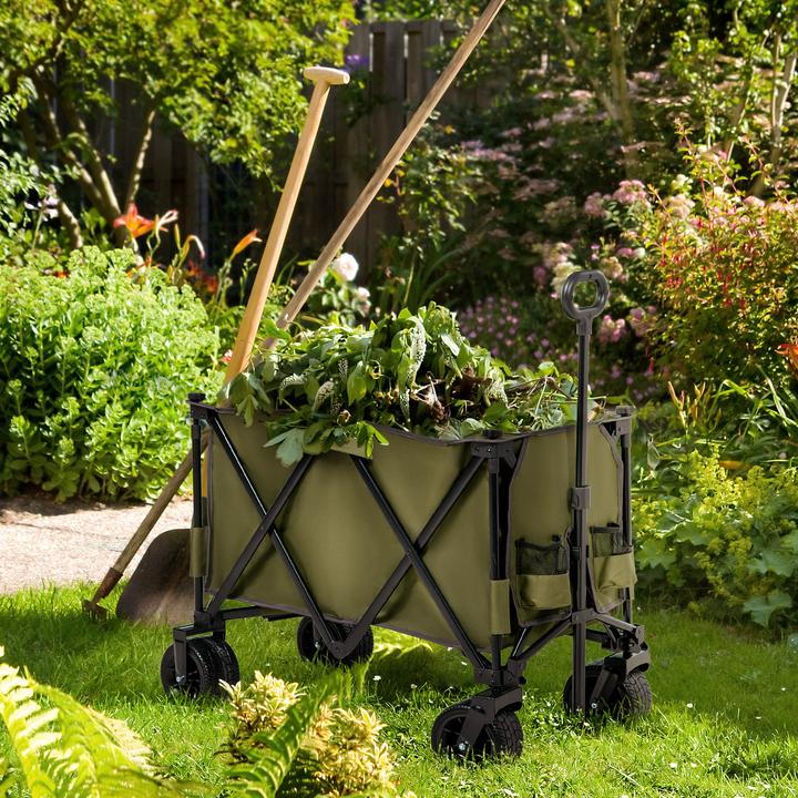 Image du produit Outsunny Chariot à bras avec poche latérale (100 kg)