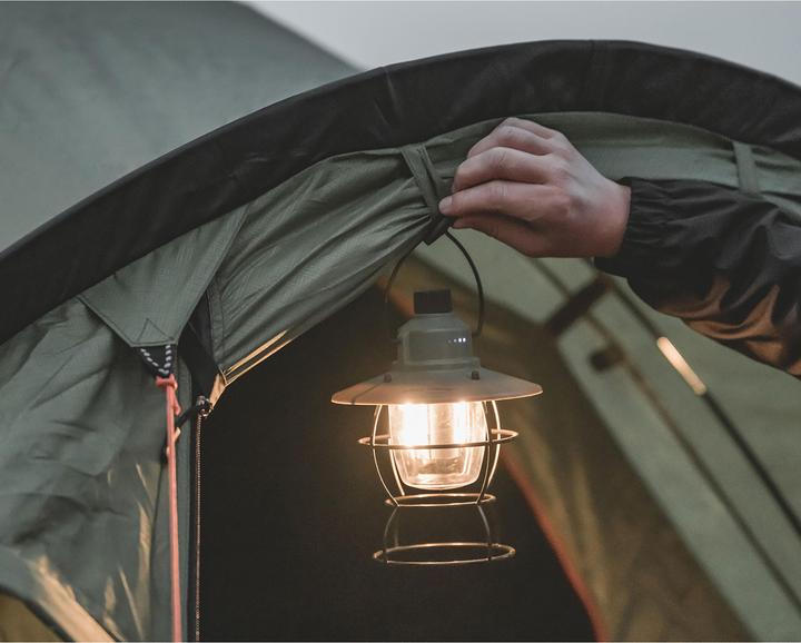 Actual product image Easy Camp Kuppelzelt Setesdal 4 (olivgr?n, mit Tunnel-Vorbau, Modell 2025) (Dome tent, 4.60 kg, 4 persons)