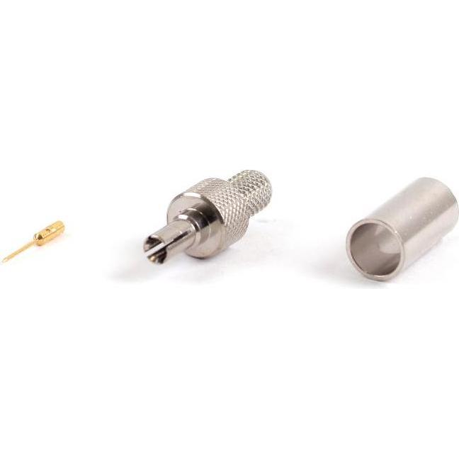 Varia RCA-Stecker für RG59 Kabel, Crimp Version, Elektronikkabel + Stecker