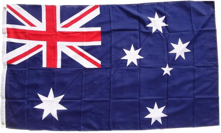 Produktbild trends4cents XXL Flagge Australien 250 x 150 cm Fahne mit 3 Ösen 100g/m² Stoffgewicht Hissflagge