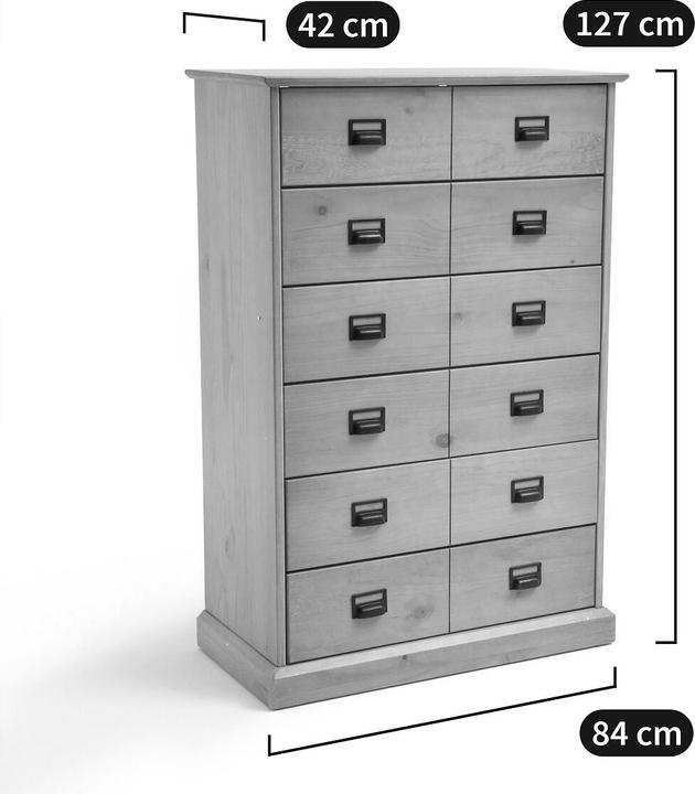 Produktbild La Redoute Interieurs Lindley (84 x 42 x 127 cm)