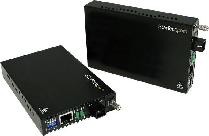 StarTech 10/100 Mbit/s Ethernet LWL / Glasfaser Single Mode WDM Medienkonverter Kit SC 20 km - 100Base-FX
