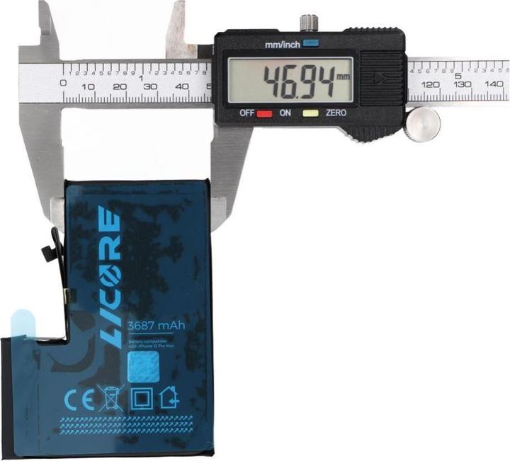Produktbild Licore Battery battery for IPHONE 12 Pro Max 3687 mAh