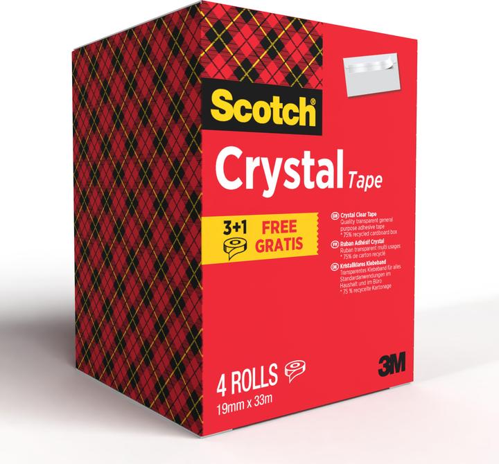 Image du produit Scotch Ruban adhésif Crystal (19 mm)