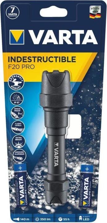 Actual product image Varta Indestructible F20 Pro (16.70 cm, 350 lm)