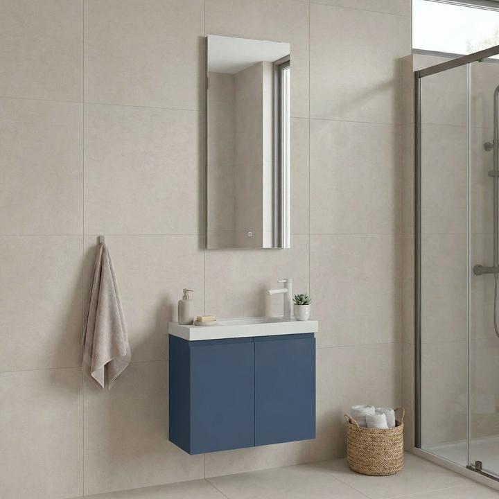 Produktbild Homitis Ferla 60 Bathroom Cabinet With Sink & Mirror Set (2 Pieces)