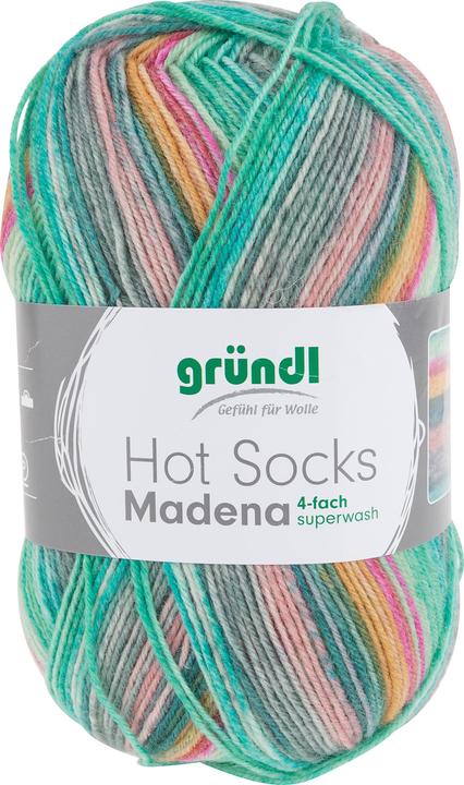 Gründl Hot Socks "Madena", 4-fädig, 100g, ca. 420m (420 m)