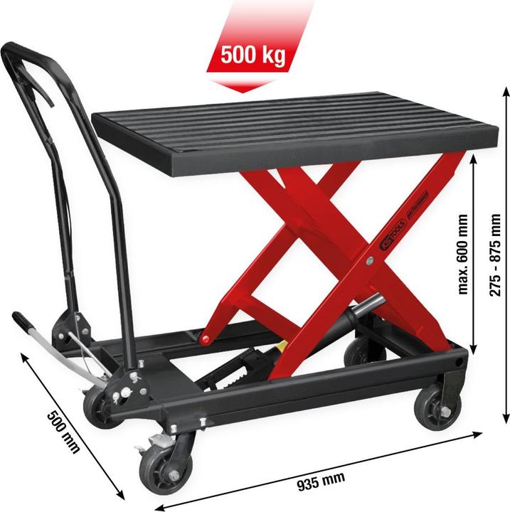 Actual product image KS Tools performance Hydraulischer Ablagetisch fa