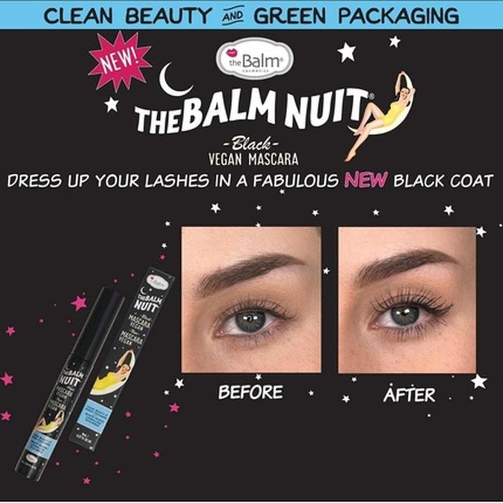 Immagine prodotto The Balm Nuit Vegan Mascara Mascaraack 8ml (Nero)